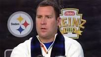 In press conference after <a href="/steelers/">Pittsburgh Steelers</a> win over Giants today, <a href="/_BigBen7/">BigBen7.com</a> wears a thin blue line scarf. We love your support, Big Ben!