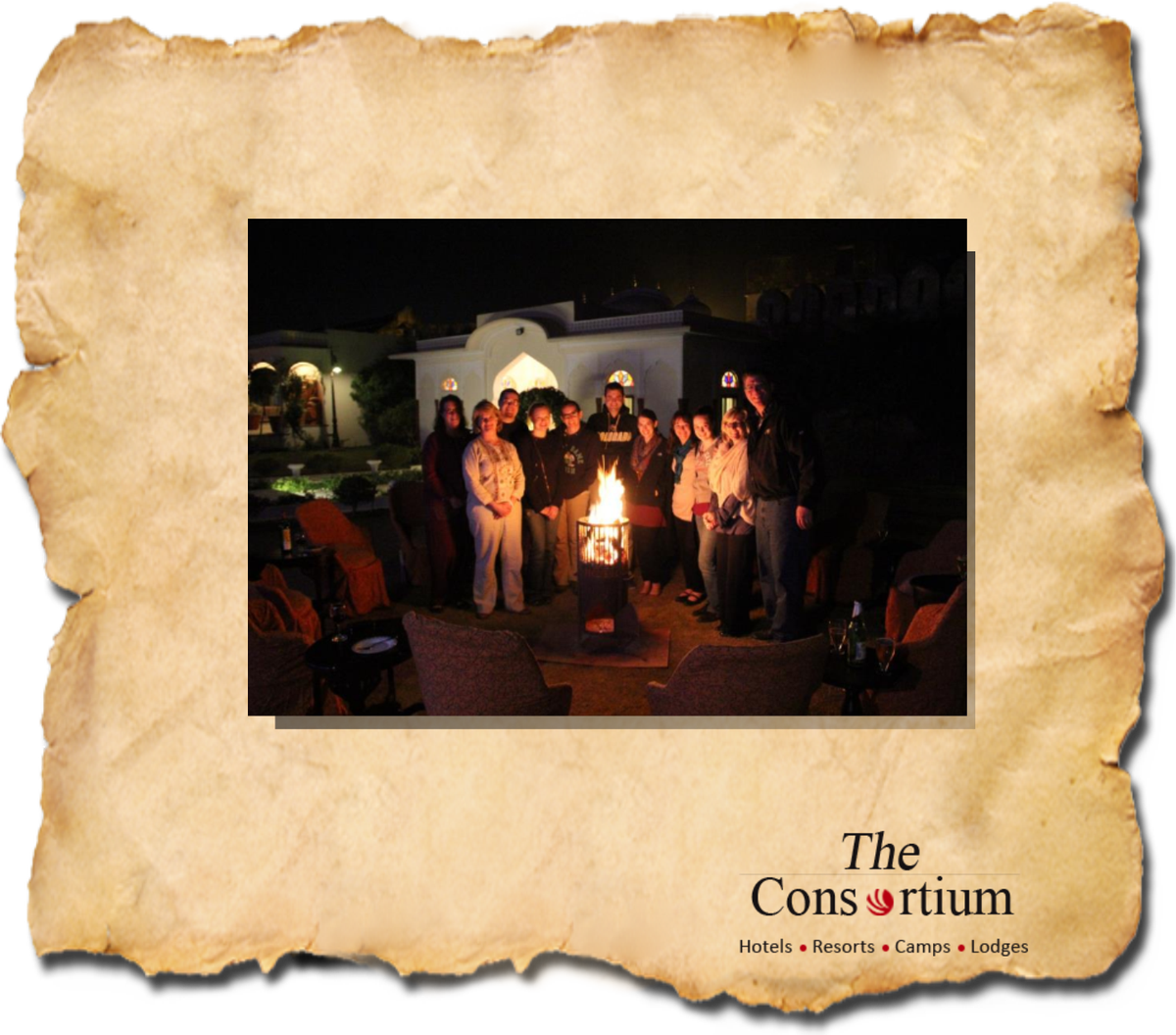 consortium2002's tweet photo. Get cosy in front of the #bonfire, with your friends &amp; family when the weather outside turns chilly, for a memorable stay. #ShahpuraHaveli https://t.co/HC44qQS4FA
