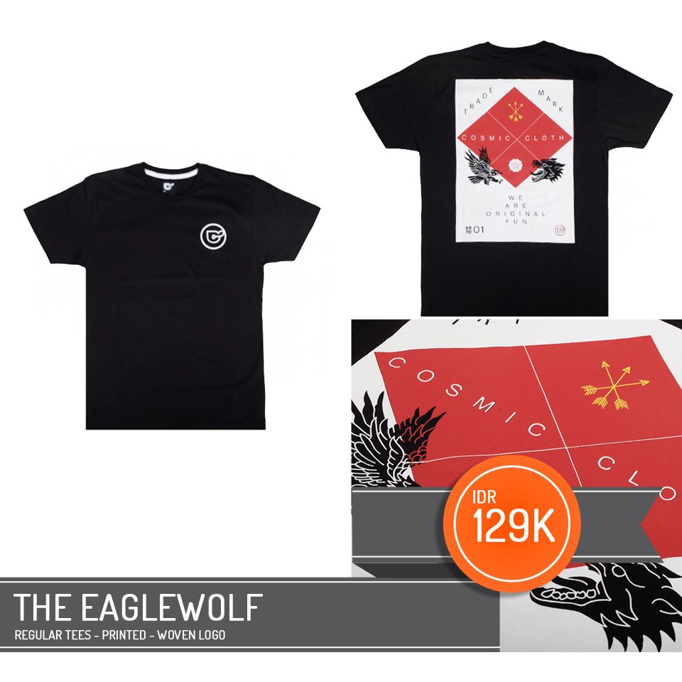 cosmicclothes's tweet image. READY STOCK
THE EAGLE WOLF - IDR : 129K

AVAILABLE SIZE : S.M.L.XL
#cosmic #tees #cosmictees #funinprogress