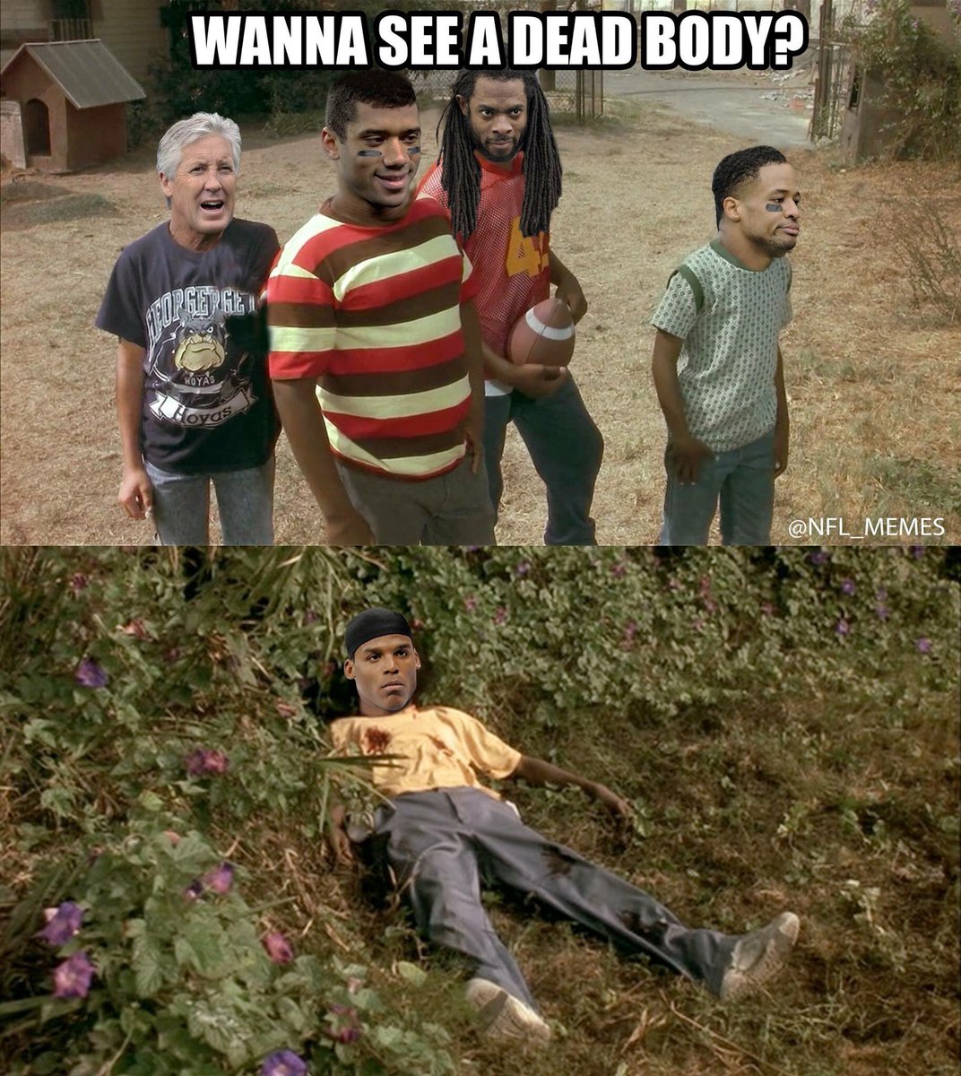 NFLMemes's tweet photo. The Seahawks killed the Panthers... https://t.co/5CAYKpONTX