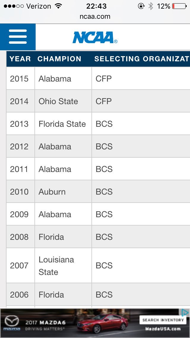 GrantDAdams's tweet photo. @dannykanell How is the Big 10 the toughest conference in college football? #8outof10 #4differentteams #SEC #SECwest You even picked Bama... https://t.co/eyKyBhS7pO