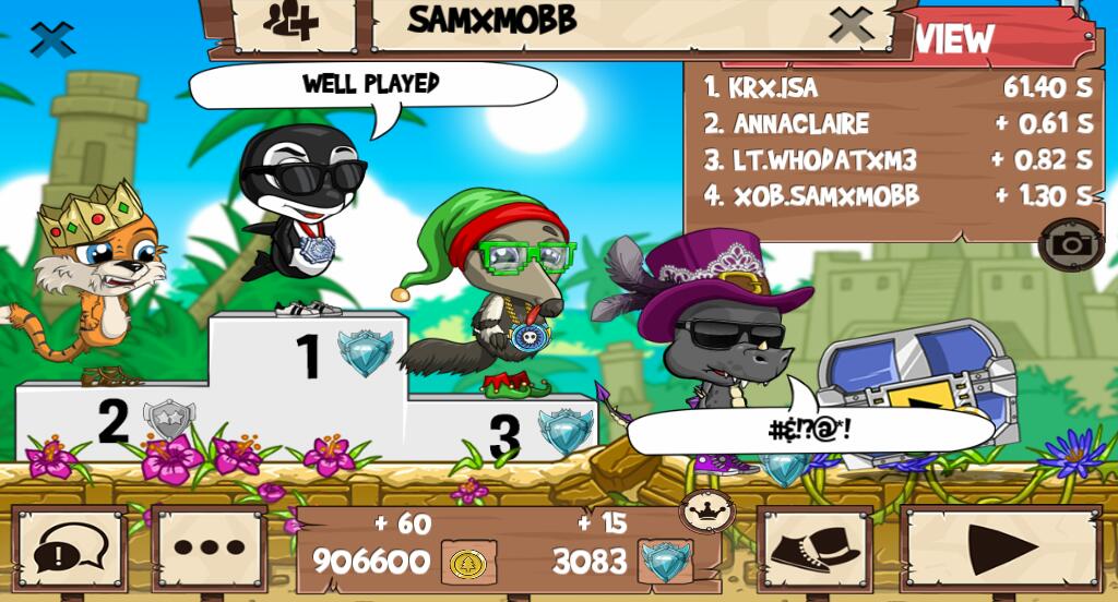 Proeli0's tweet photo. heh #funrun2 #Annaclaire #WhoDatxM3 #samXmobb https://t.co/kh5FE1tNVa