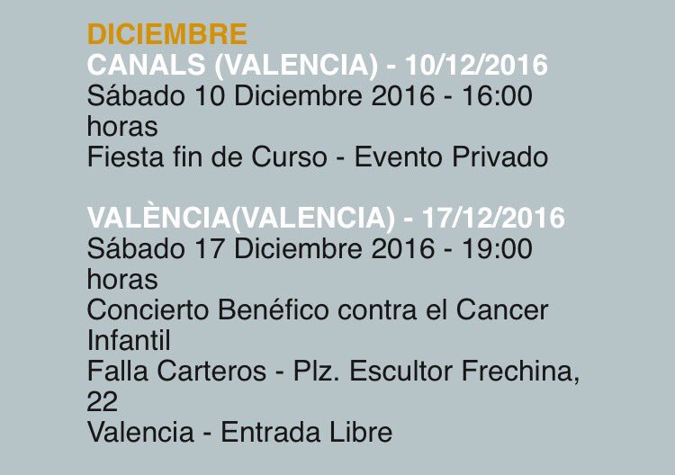 Raicesdelsur's tweet photo. Próximos conciertos del grupo https://t.co/khU1ET0h7K https://t.co/k7hmp77GXc