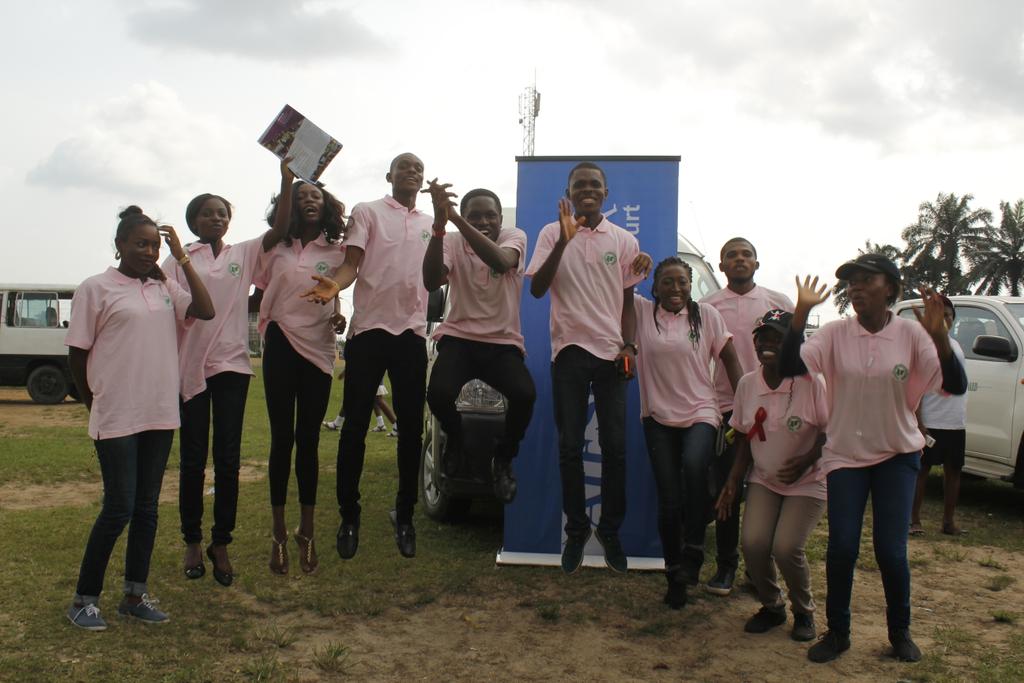 AIESECph's tweet photo. Photo excerpts from the #WorldAIDSDay rally in #Portharcourt #Dec1 #getTested #NoStigmatization #AIESEC https://t.co/PFDBROFzNg