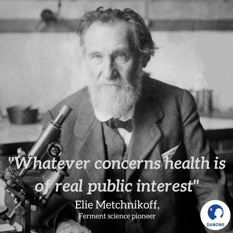 Danone's tweet photo. Happy to celebrate Elie Metchnikoff, the pioneer scientist behind fermentation science with @institutpasteur. #FermentScience https://t.co/rstKniW2xx