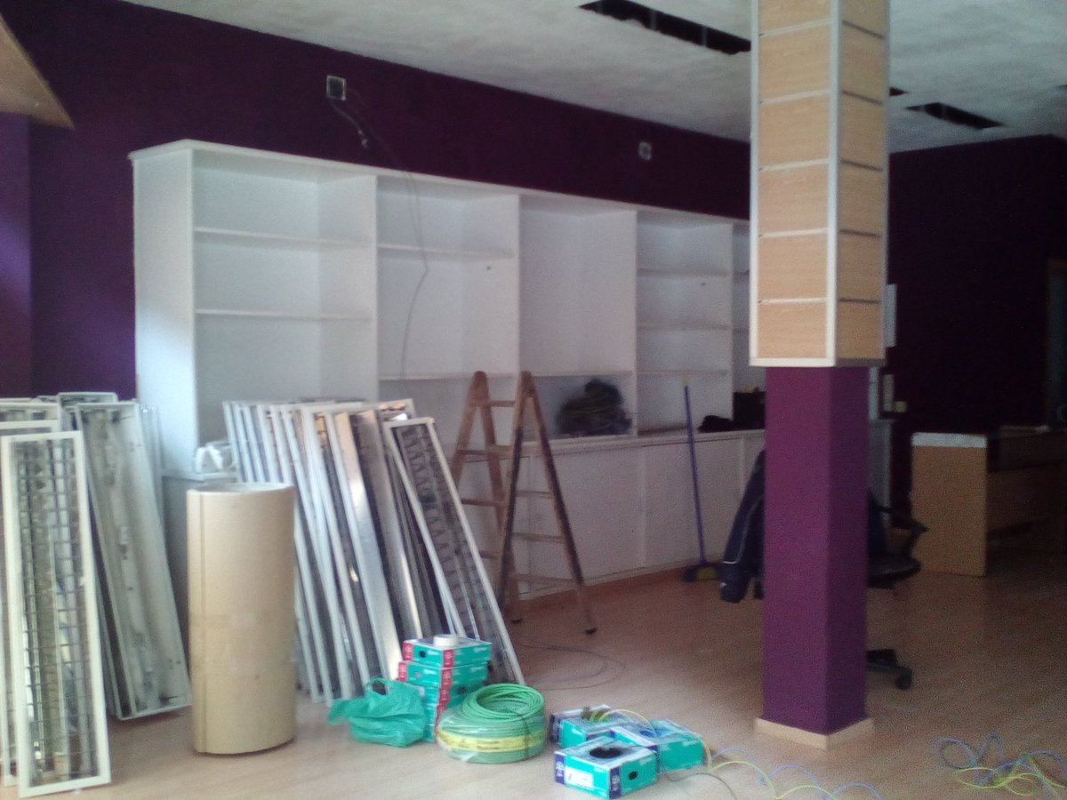 Comienzan con mucha ilusión !!!!! las #obras en <a href="/AlcobendasLF/">Look&Find Alcobendas</a> nueva #franquicia de <a href="/lookandfind/">Look & Find Central</a> que sigue creciendo!