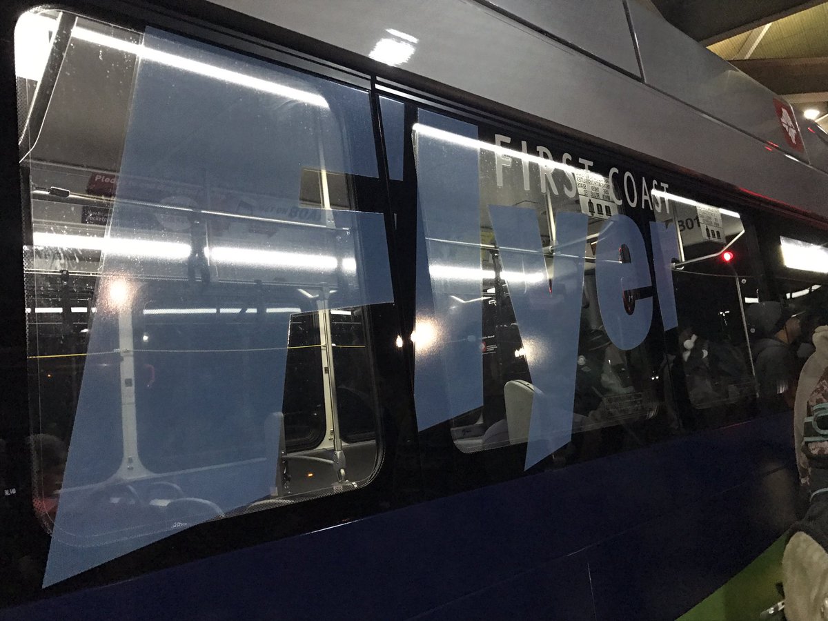 mgarcianews's tweet photo. Blue line launches today connecting Downtown to Southeast Jax with fewer stops. #FirstCoastFlyer @FCN2go https://t.co/LGDKCzeigi