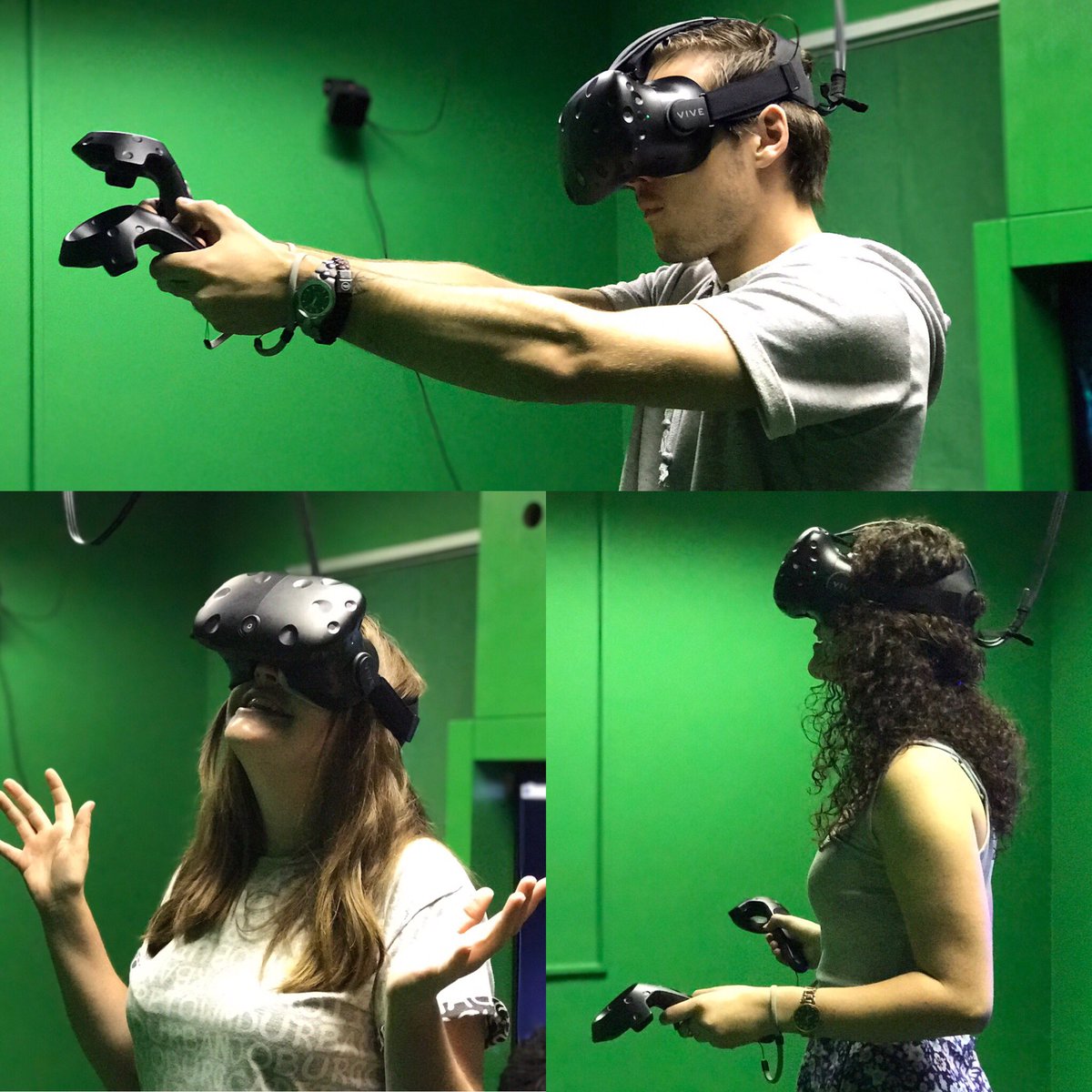 VAM3RS's tweet photo. The #VCrewZA had the opportunity to try out "proper" VR today with #BlueOceanVR. What an excellent experience! #HTCVive https://t.co/b0FICgOy04