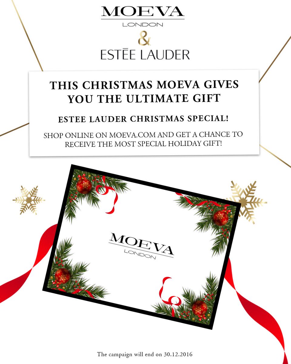We are teaming up with <a href="/esteelauder/">Estée Lauder</a> for you! Shop online and get a chance to receive the most special Estée Lauder gifts! #moevalondon