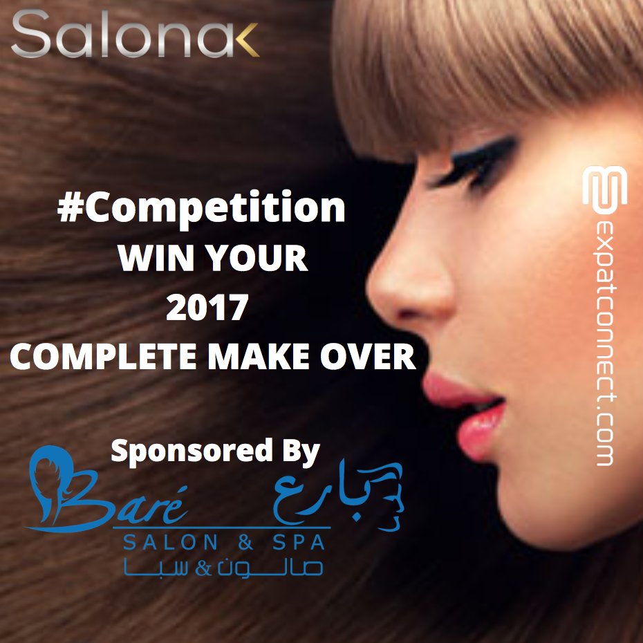 ExpatConnect's tweet photo. WIN NEW YEAR 2017 COMPLETE MAKEOVER - hair cut, hair treatment, blow dry, manicure &amp; pedicure @Salonak_Beauty > GO TO @ExpatConnect FB page https://t.co/fsm3pVUdJW