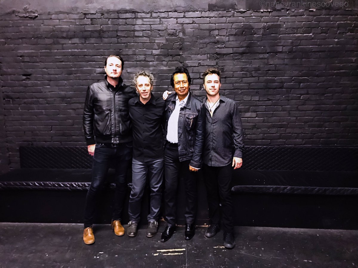 aescovedo1's tweet photo. What a band, tour! Gratitude! #JasonVictor #ShawnPeters #AaronMcClellan #BurnSomethingBeautiful @nancyescovedo13 https://t.co/Df9AILYAoU