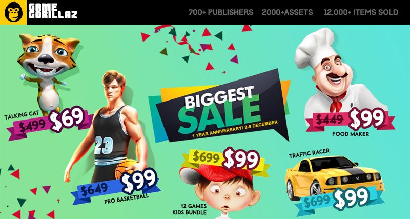 It's our Birthday!!!
GameGorillaz is celebrating it's first year with 85% OFF on selected Items.
Amazing deals : bit.ly/2gleY0q