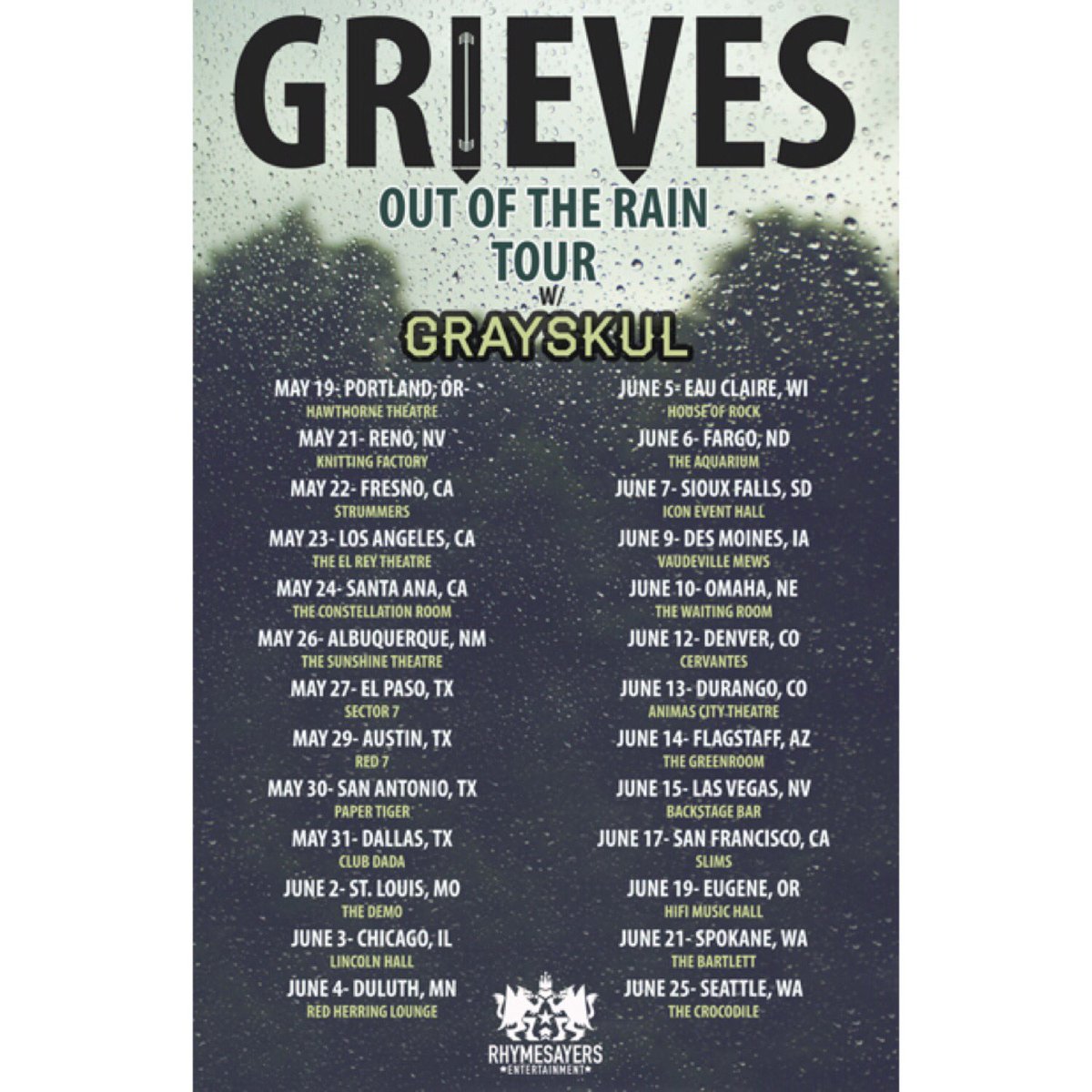 MusicEngaged's tweet image. Check out our interview with @Grievesmusic  from last year over at musicengaged.com #musicengaged #grieves #outoftheraintour