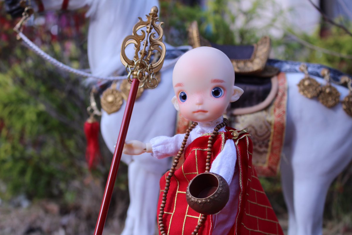 elfdoll_jp's tweet photo. お客様からのコスプレ作品です。
 「唐三蔵」だよ
 ご愛顧誠にありがとうございます。(*^_^*)
 ※本体は監修中の新作品です！来年発売予定です。URL⤵︎
 https://t.co/IxgXuNk4bA
#elfishbaby https://t.co/0mziGTpvp8