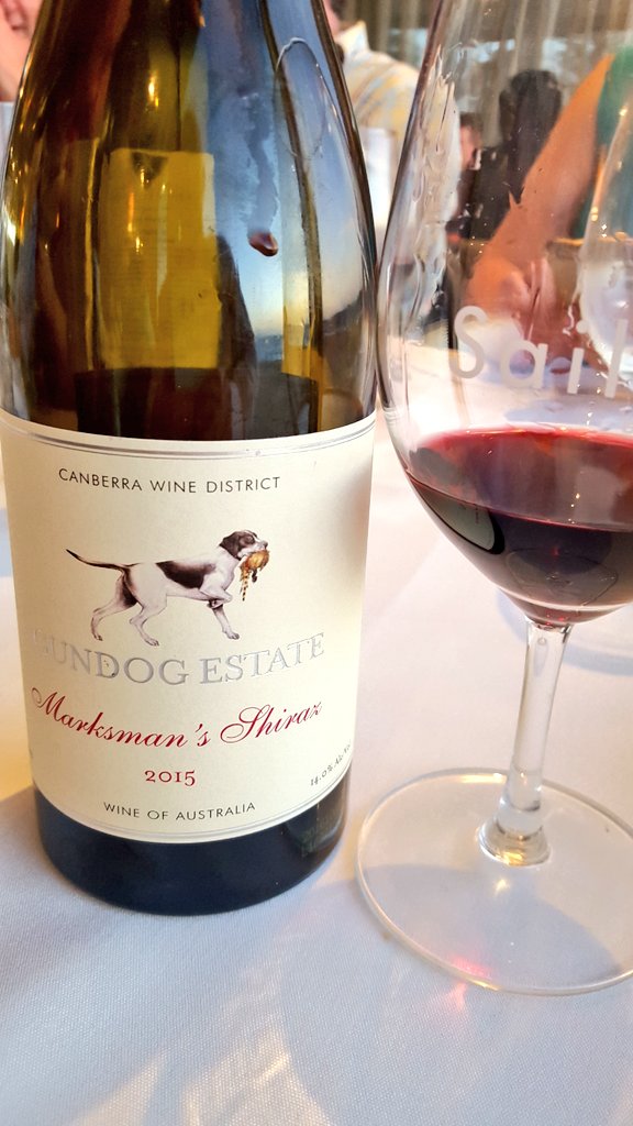 Gundog Estate Canberra Marksman's Shiraz 2015 on AWTG <a href="/GundogEstate/">Matt Burton</a> <a href="/WineNSW/">WineNSW</a> <a href="/winewankers/">The Wine Wankers 🍾🤛🎉🥂</a> #wine #aussiewine Top flight cool climate shiraz!