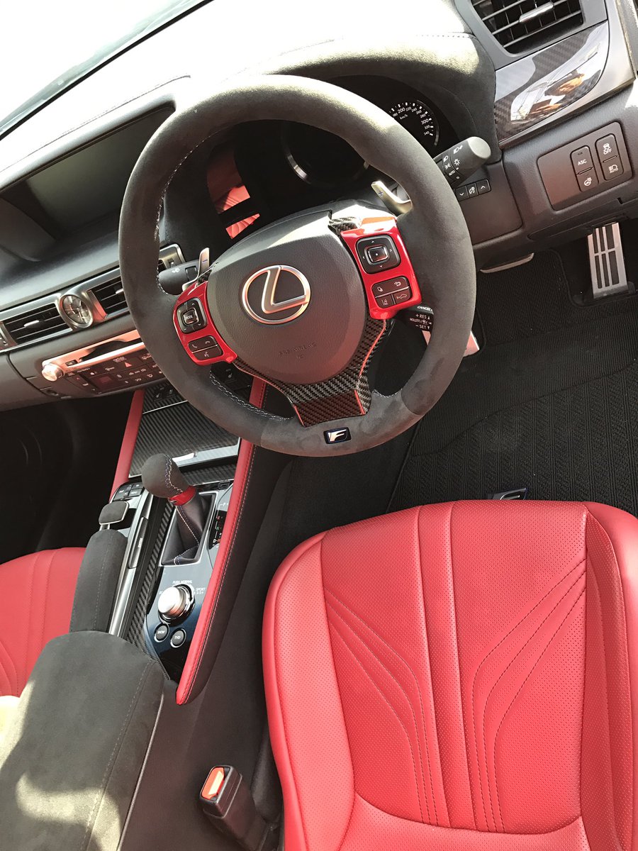 希少！レクサス純正GSFインストルメントパネル アルカンターラ LEXUS GSF インテリアパーツ 以前ワンオフ対応にて作製して写真を撮っ