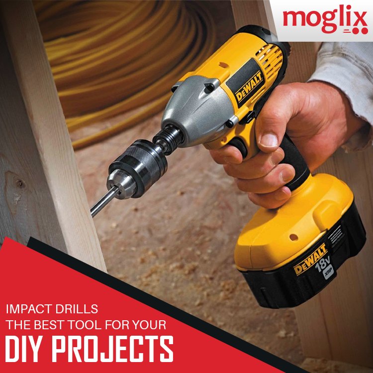 moglix's tweet image. Cordless Impact Drills are engineered to drive screws. This tool makes your job easy and is a favorite of every DIYer. #Drills #ToolGuide