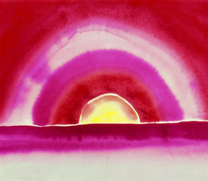 womensart1's tweet photo. Georgia O'Keeffe. Sunrise, 1916 #womensart https://t.co/GxeNw1QBLH
