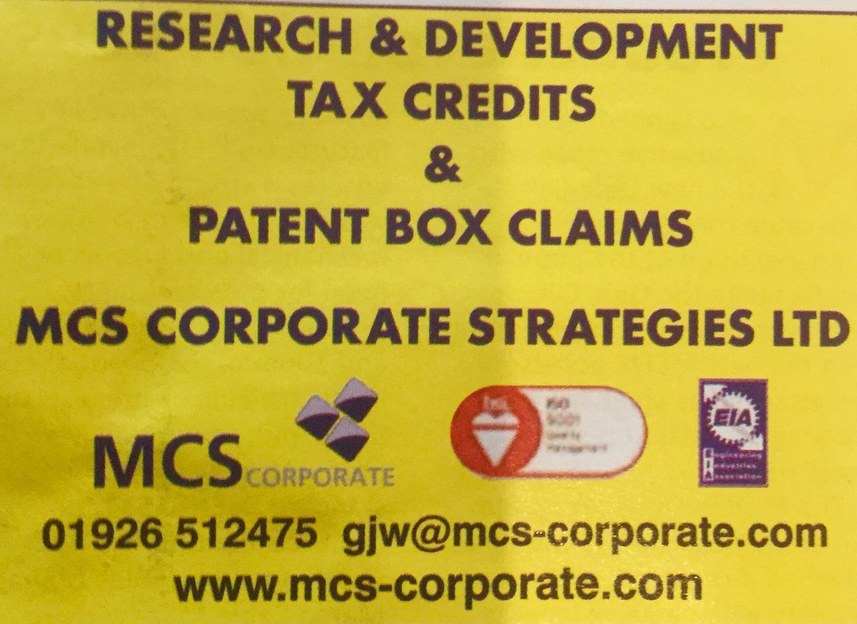 MCSCorporate's tweet photo. #patent_box #research_development #funding #working_capital #innovation #design #technology #science https://t.co/UNPunhL5Va