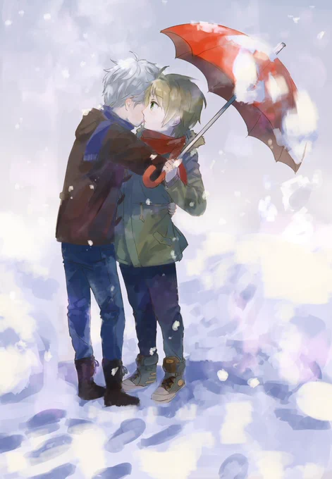 幼少期いずまこと雪 