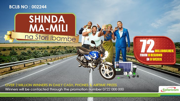 Reach your Stori Ibambe Target and get free entry rewards into the Shinda Ma-Milli Draw!