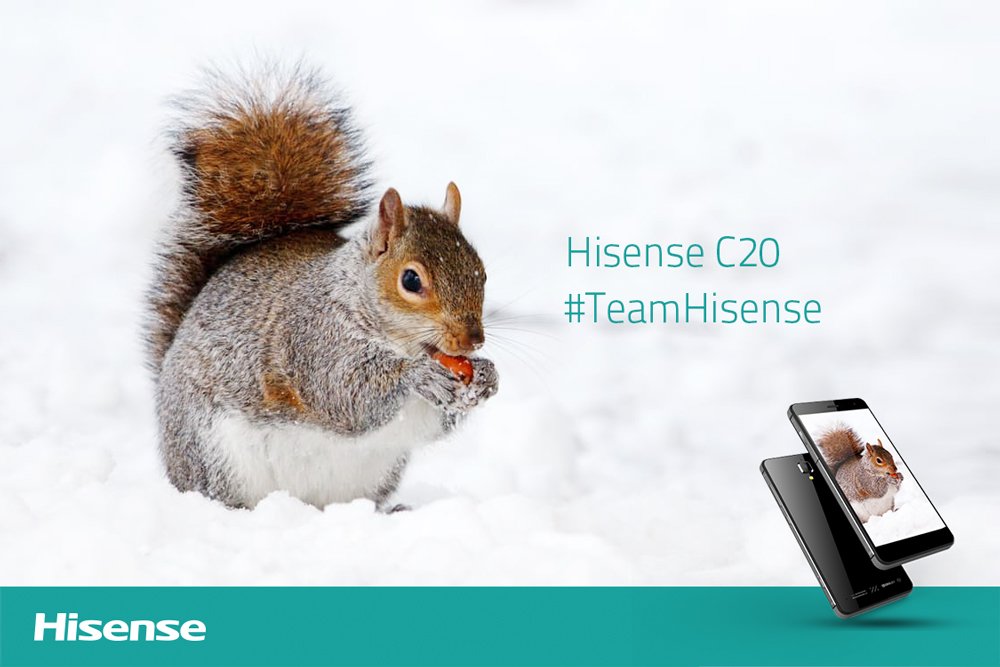 HisenseSports's tweet photo. Does it snow in your city? Or is your city already covered in snow? Take a picture with your Hisense C20 and share it with us! #TeamHisense https://t.co/rLDY7SSq18