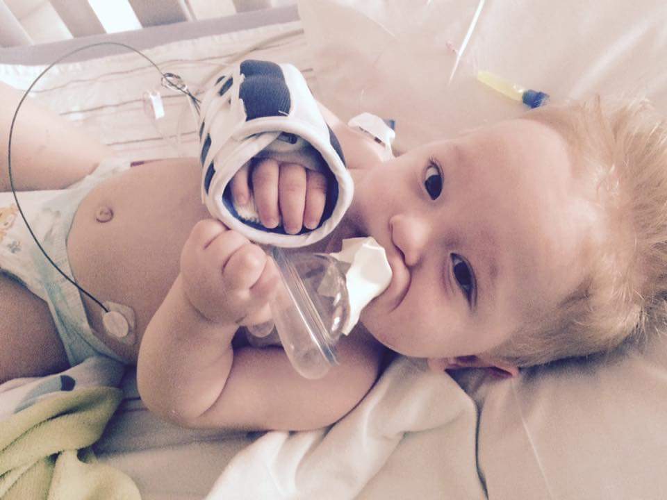 Help_4_Caylum's tweet photo. Caylum is doing very well.. little warrior of note 💙💙💙💙💙 https://t.co/GjkizB5l9r