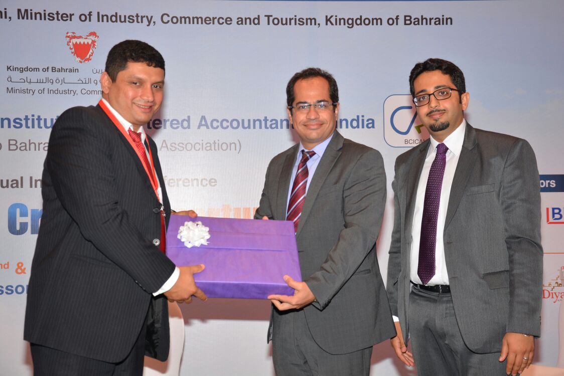 GTBahrain's tweet photo. Mr. Earsil D Cruz &amp; Mr. Khannan, Raffle Winners for both days at the 8th #BCICAI #AnnualConference, receiving their Prize from GTA Sr. Mgt. https://t.co/XCXhiOGdTd