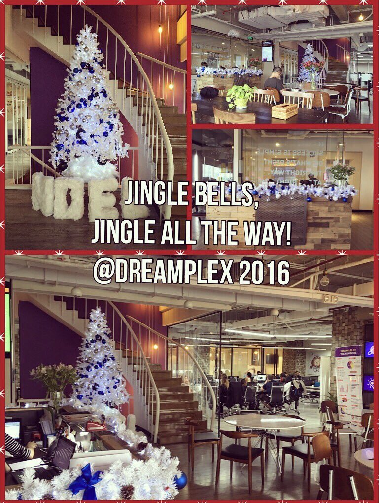 dreamplexco's tweet photo. Jingle bells, jingle all the way! @DreamPlexCo
https://t.co/6dPx85ZnpU
#dreamplex #coworking #merrychristmas https://t.co/SyCltMO4Xm