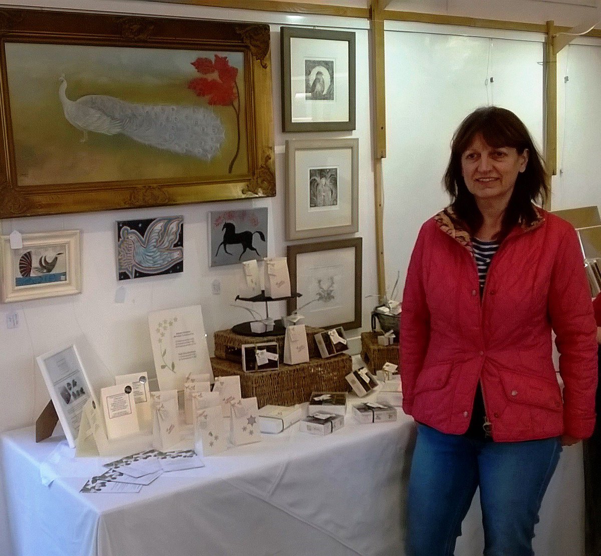 cathybotanic's tweet image. All set up for first day @Guildhallteifi Lots of beautiful things to buy. #Pembrokeshire #ceredigion #handmade #art #ceramics #Christmas