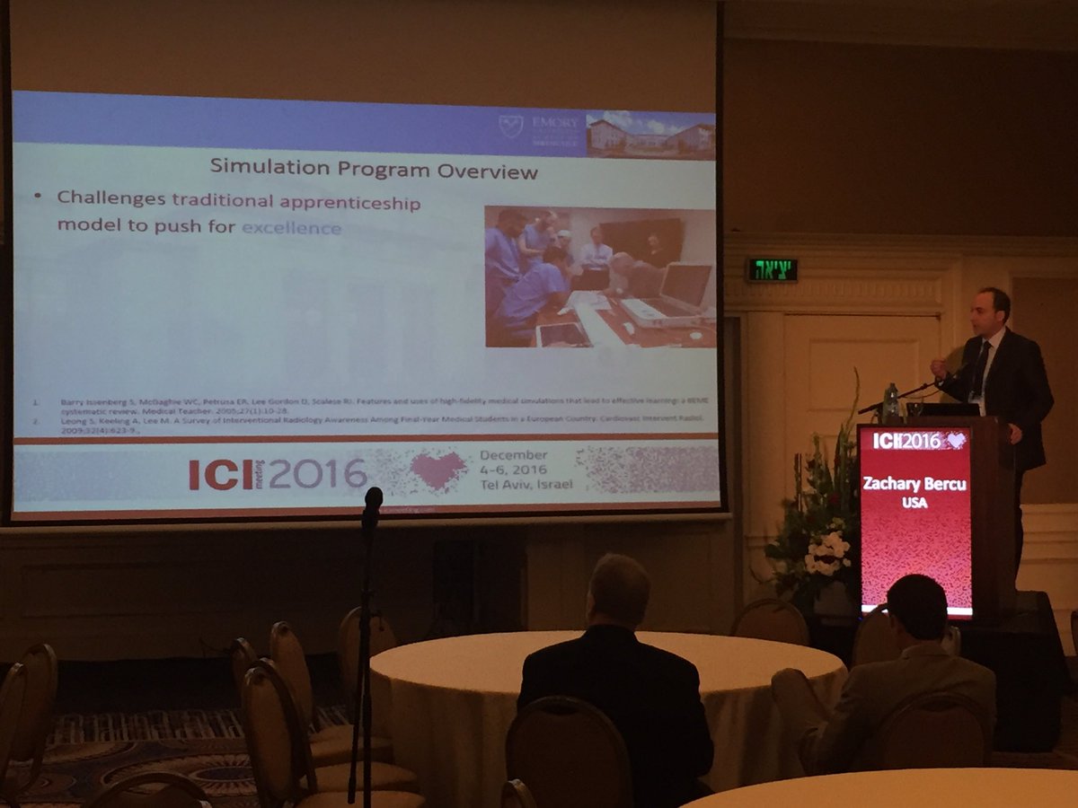 miltylion's tweet photo. .@ZachBercuMD presenting #ICI2016 the use of simulation in disruptive training #IRad for #EmoryIR @emory_radiology https://t.co/TtyIyKuxYw