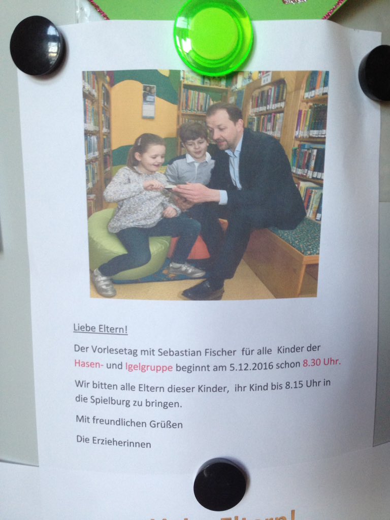 SeFischer_MEI's tweet photo. #Vorlesetag in #Kindergarten #Spieleburg in #Streumen - Danke f d Zuhören! ;) #Wülknitz #Peritz #Lichtensee #Koselitz #Sachsen https://t.co/Jhh7MvSo85