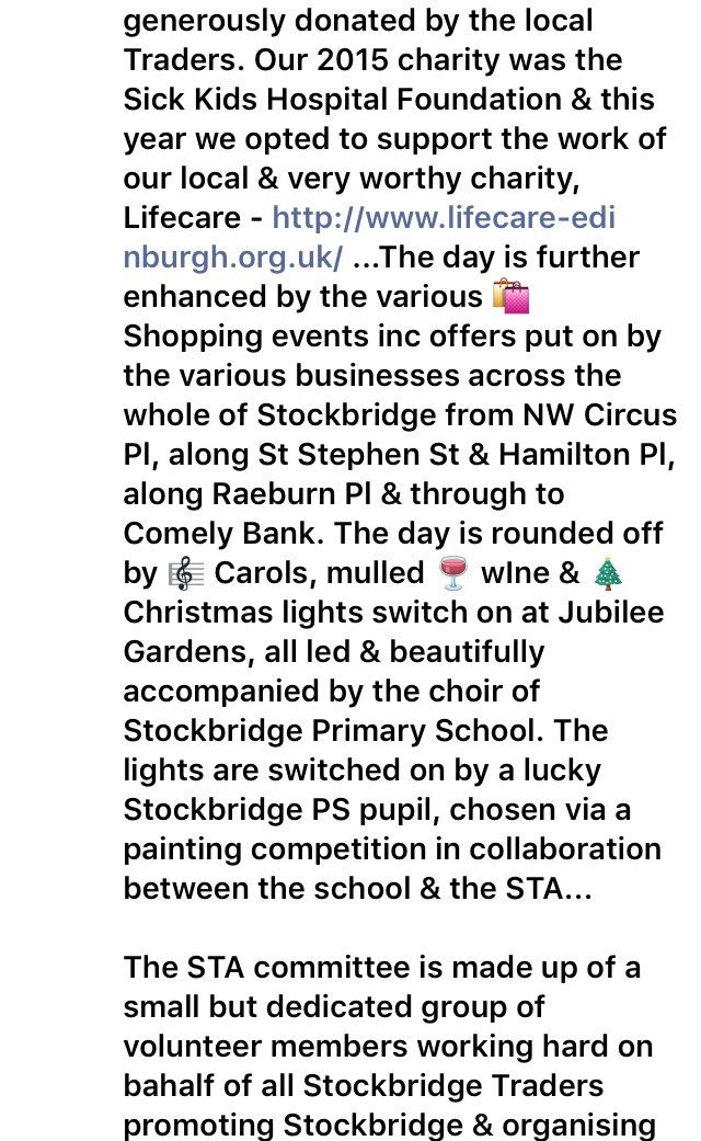 StockbridgeSTA's tweet photo. #StockbridgeStocking is a #special day #organised by Stockbridge #Traders' #Association whose #committee is made up of a small but... https://t.co/U83AidgkIH