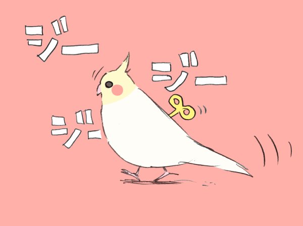 bird animal focus no humans simple background pink background motion lines black eyes  illustration images