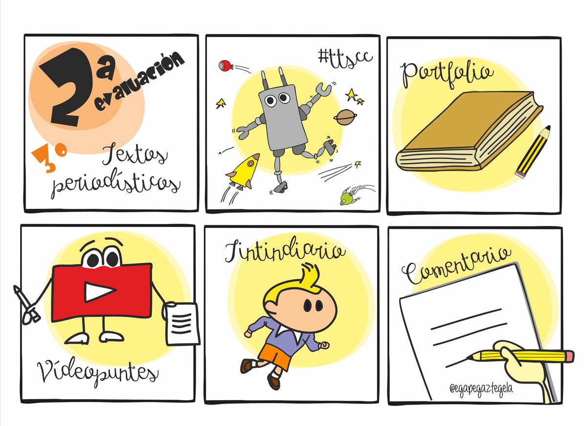 dibupuntes's tweet photo. Ya tenemos las tareas de la 2ª evaluación de 3º. ¡¡Va a ser la bomba!! #Egape https://t.co/dbI5QVrR9Y