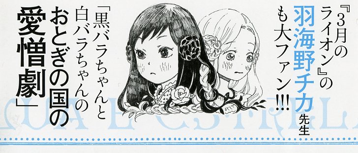 【本日発売!】『王女の条件』②巻(磯谷友紀)発売中です! いよいよルアの不貞にアフォンソが気づいて…!!! 表紙はそんな微妙な関係のルアとアフォンソ。そして帯には羽海野チカ先生に可愛らしいエストレーラとルアを描いていただきました!