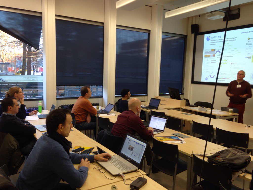 Project_WatchMe's tweet image. Games and Learning Alliance Conference at Utrecht University. Jeroen Donker&apos;s workshop about student models.