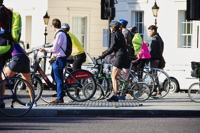 roadcc's tweet photo. Sadiq Khan "to double" amount spent on #cycling in London - £17 per person a year, on par with Dutch/Danish levels : https://t.co/ZUbrElEqMe https://t.co/Z0G4OV4DDN