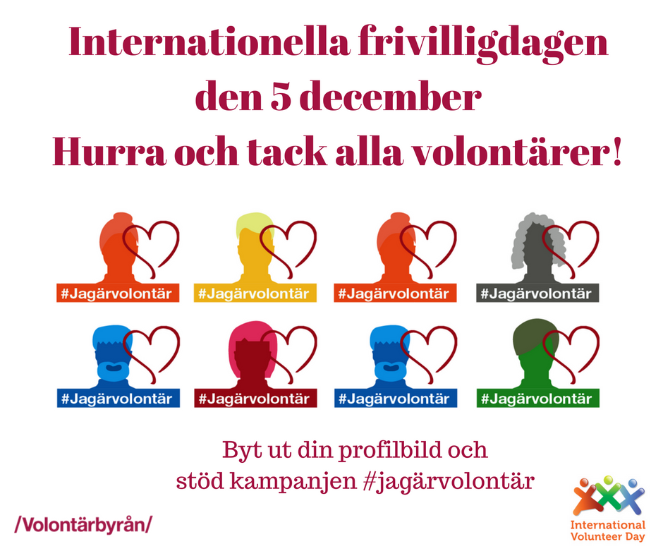 volontarbyran's tweet photo. STORT TACK för ert fantastiska engagemang alla ni volontärer! Sprid hashtaggen #jagärvolontär https://t.co/eKrfdS6xRH https://t.co/2VPfJV7D1E