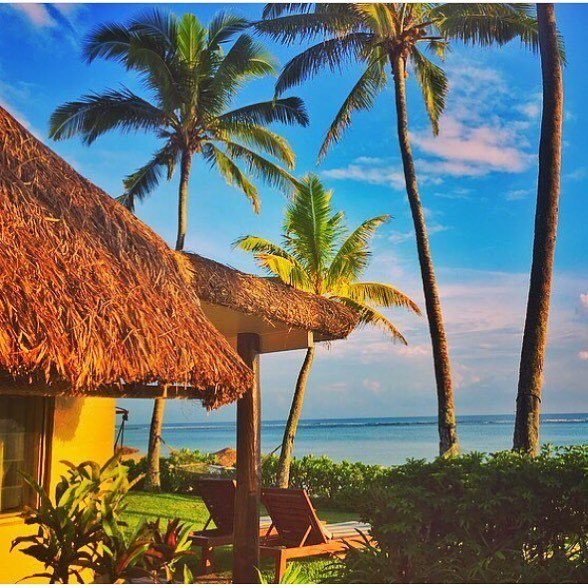 OutriggerFiji's tweet photo. What a peaceful outlook from @traveltalesblog 🌴🌴🌴! Bula vinaka and welcome to #outriggerfi… https://t.co/RrJdnX4BII https://t.co/SfmfTo1N4F