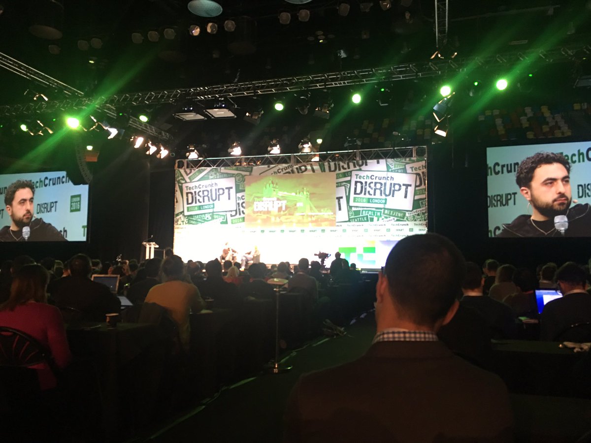 #TCDisrupt First Chat! Busy two days ahead <a href="/TechCrunch/">TechCrunch</a>