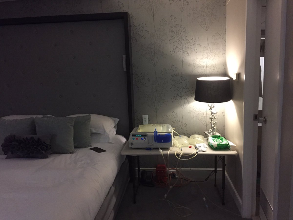toddlerblues's tweet photo. Dialysis in comfort. Love the Sofitel. They always treat us so well here! #dialysis @SofitelBrisbane https://t.co/SGObnVu8JW