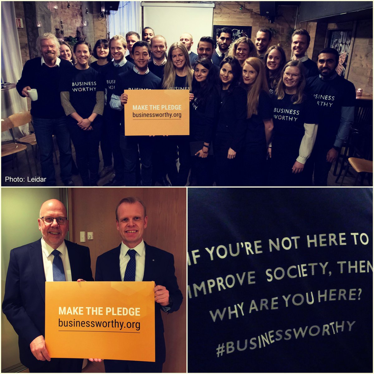 yara's tweet photo. "I have signed the #Businessworthy Pledge and I am supporting the Sustainable Development Goals through Yara". Svein Tore Holsether, CEO https://t.co/HX2hHkwYRA