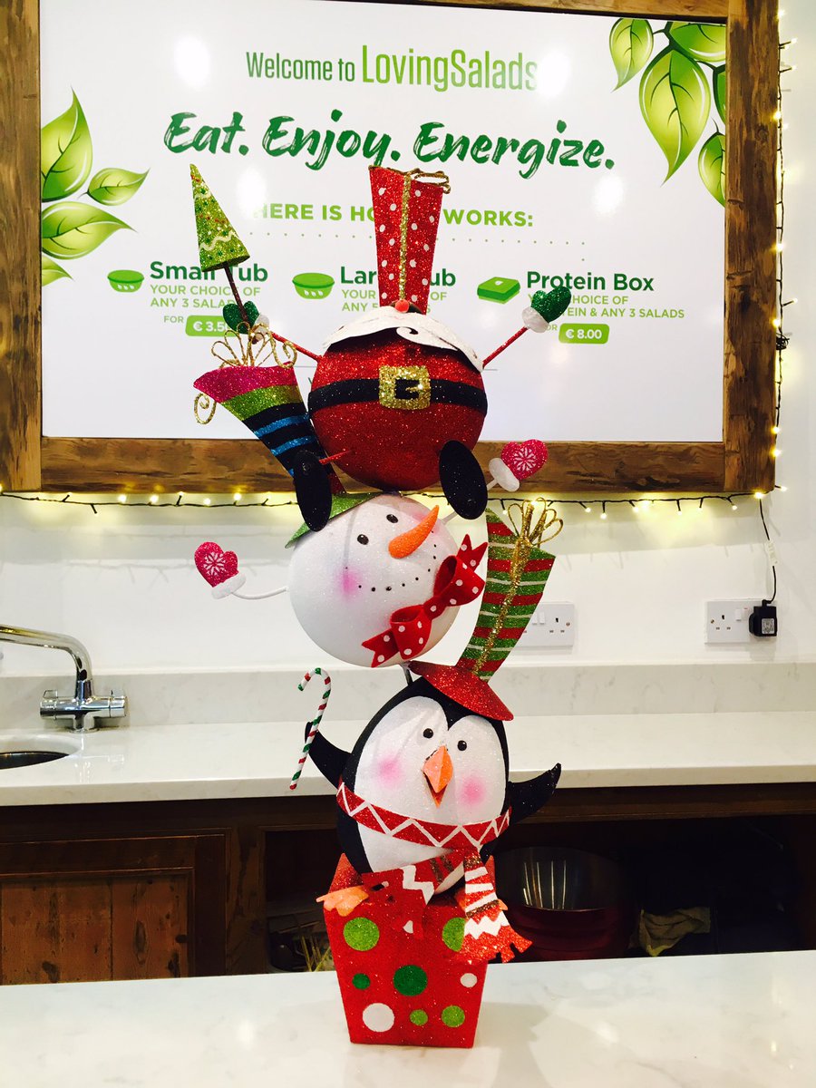 LovingSalads's tweet photo. #merrychristmas, feeling a lot like Christmas @lovingsalads #salads #cork #corkhour #healthysanta #vegan #vegetarian #shoplocal #happy #love https://t.co/FoXsQ5tjAO