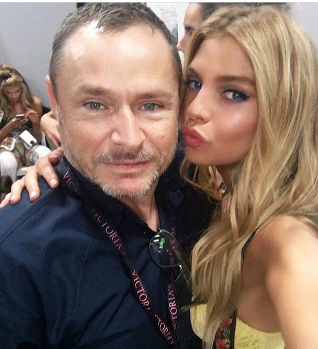 Stella with make up artist <a href="/TomPecheuxMU/">Tom Pecheux</a> via IG