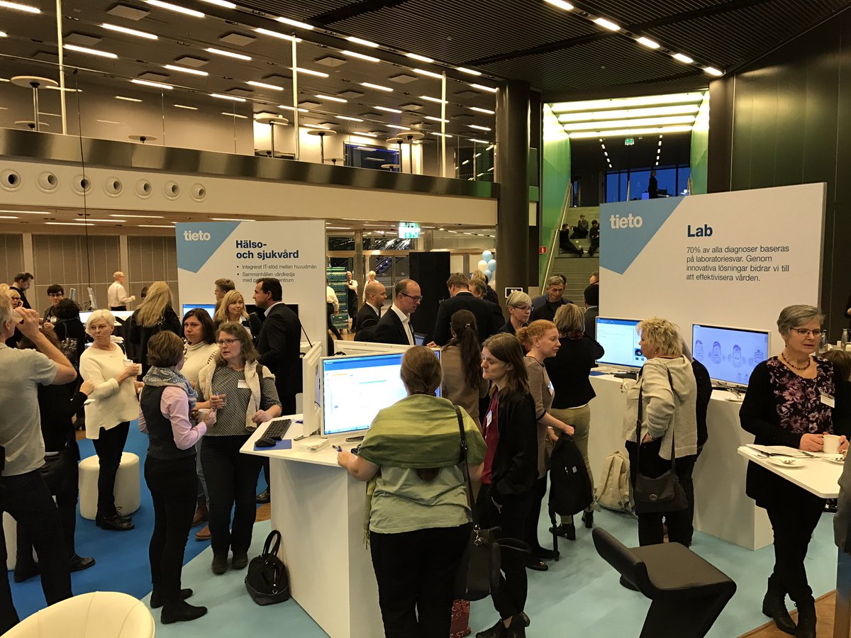 migzapper's tweet image. Massor av flexlabkunder som vill diskutera lösningar och se på våra senaste innovationer, kan det bli bättre...
#TietoForum #tietolab