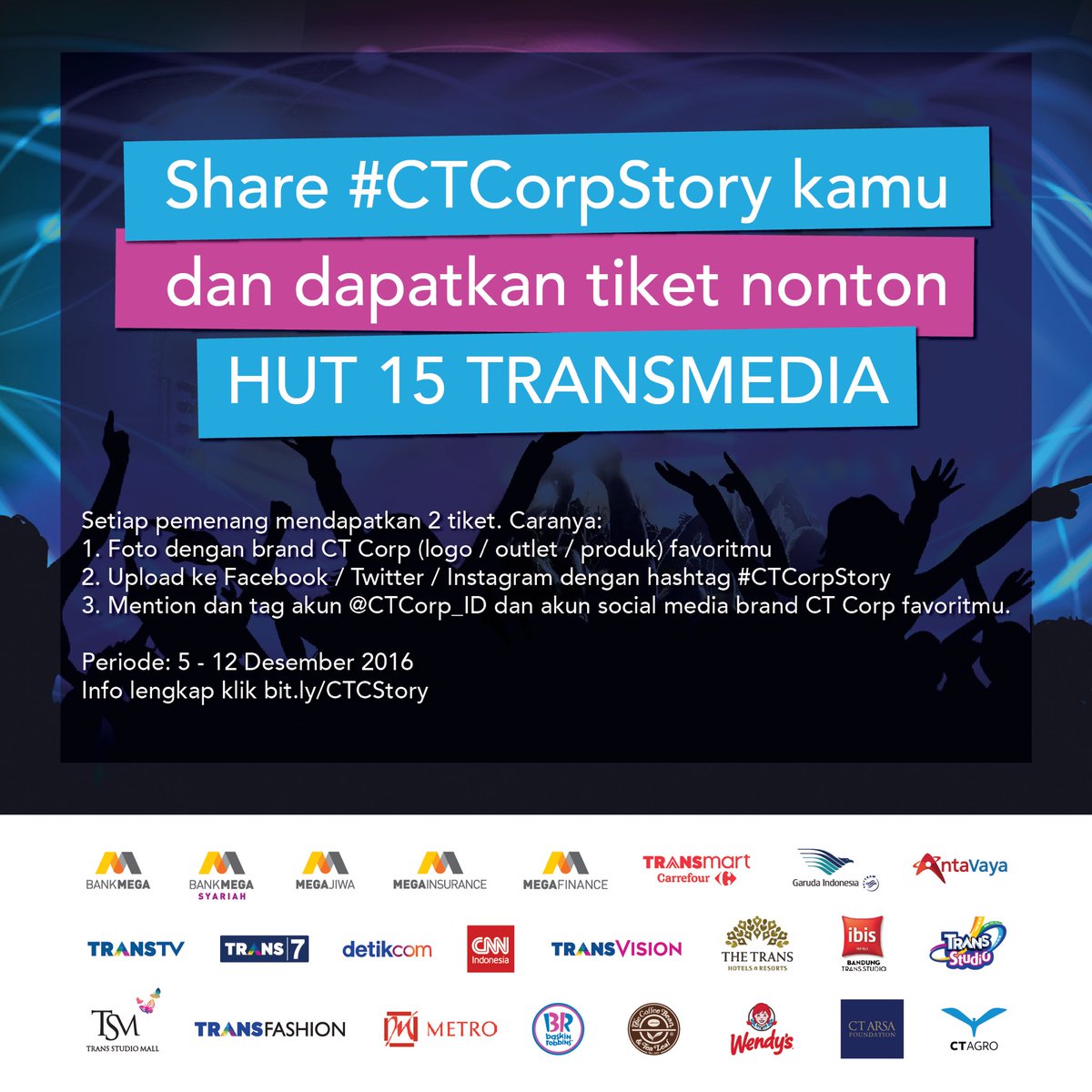 CTCorp_ID's tweet photo. Siapa lagi nonton @TRANSTV_CORP atau @TRANS7? Foto bersama TV lalu kirim kesini dg hashtag #CTCorpStory ya! Info : https://t.co/aTTDoMDS8t https://t.co/1EEueNfLw5