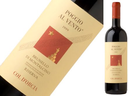 ☆Poggio al Vento Col d'orcia
コルドルチャの中でもトップキュベにあたるブルネッロ。ポッジョアルヴェントは個人的にもとても大好きな一本で溢れ出る果実味と華やかな香りたまらない一本です！ブルネッロ好きはぜひご賞味頂きたいです！
