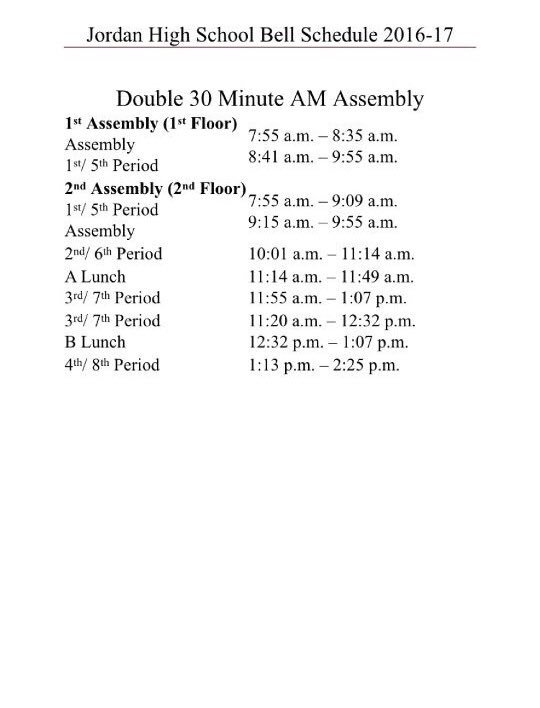 JHSSBO's tweet photo. Here's today's schedule! https://t.co/1SqEznOhjg