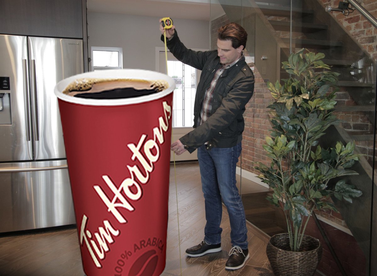 TimHortons's tweet image. hope this custom cuppentry is up to code!